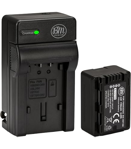 Amazon.com : BM VW-VBT380 Battery for Panasonic HC-V800K, HC-VX1K